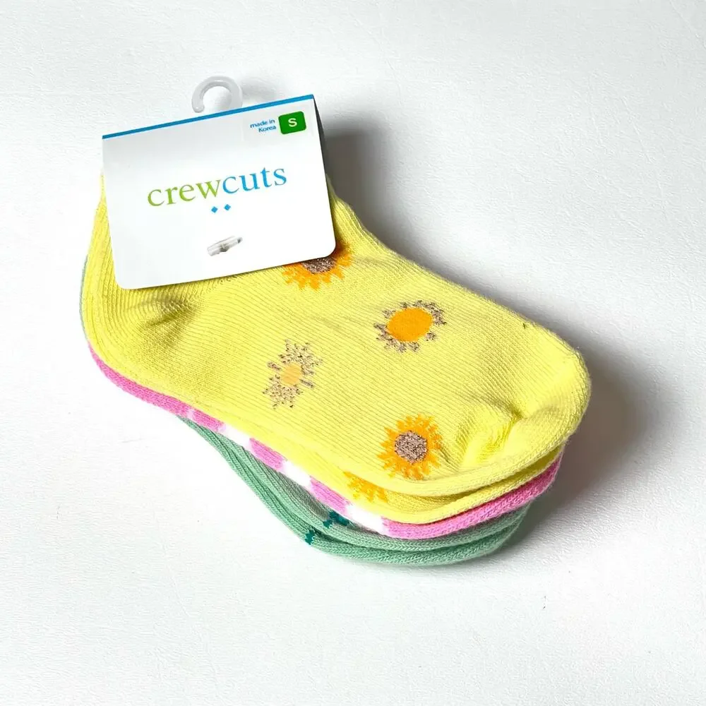 Crewcuts Baby Multi-pack  Summer Style Socks  Sz S  NWT
